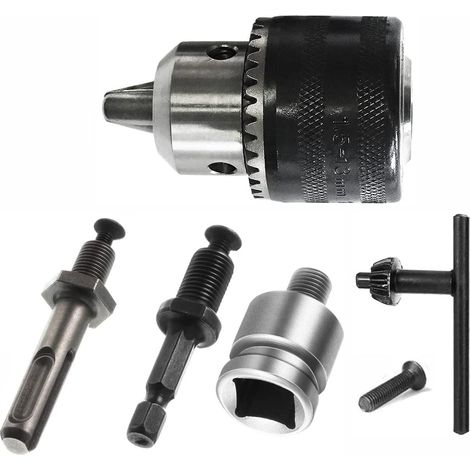 Bohrfutter 1,5-13 Mm, Gewinde 1/2-20 Unf, Mit Sds Plus-adapter Und Schlüssel, Für Elektrobohrmaschine -