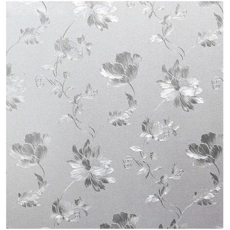50 X 100 Cm Großes Design Für Badezimmerfenster Mit Durchscheinenden Folien Und Mattierten, Undurchsichtigen Aufklebern, Die Schönheit Und Funktionalität In Einklang Bringen