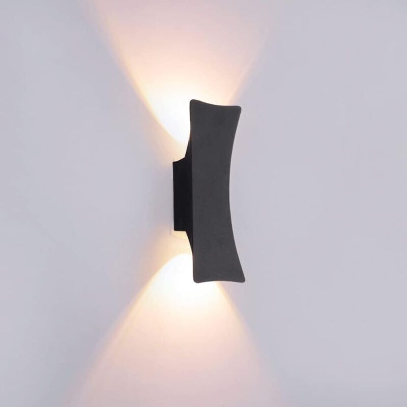 Wasserdichte Led-wandleuchte Aus Aluminium, Wasserdichte Außenleuchte, 6 W, 100–277 V, 3000 K, Außenwandleuchte, Warmes Licht, Wasserdichte Ip65-leuchte
