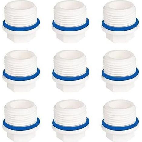24,6 Mm Männlicher Sanitärstopfen, 9 Stück Männlicher Blindstopfen, Rohrdichtstopfen, Sechseckiger Wasserhahnstopfen, Kunststoff, Sechseckiger Stecker, Männlicher Stecker, Sanitärstopfen