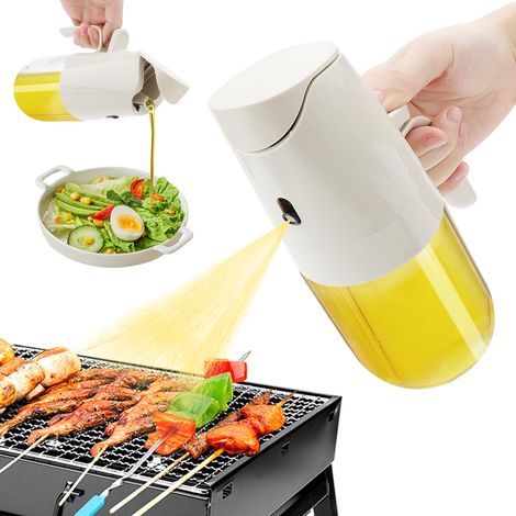 Spray Huile Cuisine 300ml Pulverisateur D'Huile Et Distributeur 2 En 1, Air Fryer Oil Spray Huile, Vaporisateur Huile Pour Cuisiner