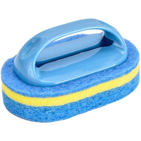 Reinigungsbürste Für Badezimmer, Küche, Badewanne, Toilette, Dusche, Schwamm, Mehrzweckbürste Mit Ergonomischem Griff