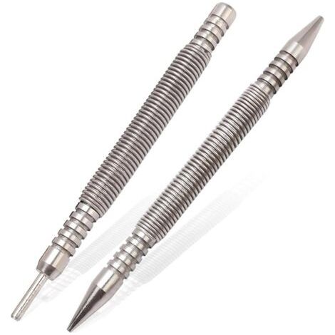 2-teiliger Doppelkopf-stanzer Und Scharnierstiftentferner, 3/32 Zoll Und 1/16 Zoll, Hammerloser Federbelasteter Nagelsatz, 3500 Psi Schlagkraft, Federbelasteter Stanzer