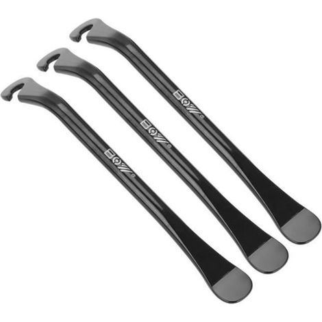 Reifenheber Aus Kohlenstoffstahl Und Metall – 3 Stück – Fahrrad – Schwarz