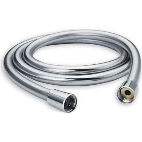 150 Cm Brauseschlauch Mit Verdrehschutz, Flexibel Und Knickfest, Geprüft Für Trinkwasser Unter Druck, Farbe Silber.
