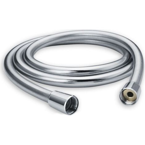 Brauseschlauch 150 Cm Mit Verdrehschutz, Flexibel Und Knickfest, Geprüft Für Trinkwasser Unter Druck, Silber