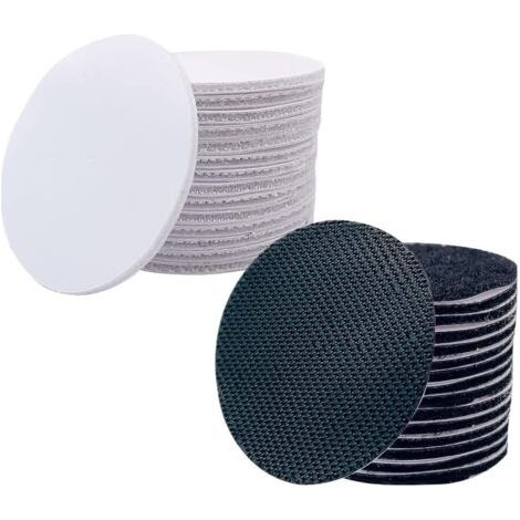 Anti-rutsch-matte – 30 Stück Waschbare Anti-rutsch-pads Für Teppiche, Anti-curling-teppichgreifer, Wiederverwendbare Ecken (rund, 15 Schwarz, 15 Weiß)