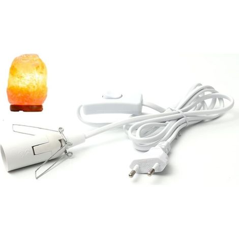 Kabel Mit Unterbrecher Für Die Lampe Selbst – Douille E14 – Länge 1,8 M – Einfache Und Sichere Installation – E14-1