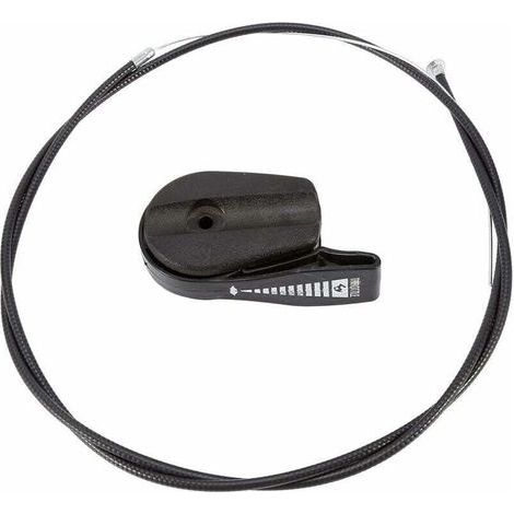 Rasenmäher-gaszug, Universelles 65-zoll-gaszug-ersatzsteuerset Für Rasenmäher-griff-set Gxv160 Rasenmäher-teile (schwarz) –