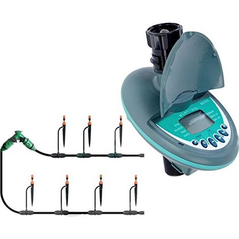 Programmateur D'Arrosage - Kit D'Goutte-à-goutte Pour Jardin (einschließlich Minuterie Goutte-à-goutte, Programmateur D'Arrosage Automatisch Und System Zur Automatischen Bewässerungssteuerung)