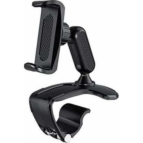 Aiperq Tragbare Autohalterung, Auto-armaturenbrett-telefonhalterung, Auto-handyhalterung, 360-grad-drehung, Verstellbares Visier, Rückspiegel, Clip-halterung