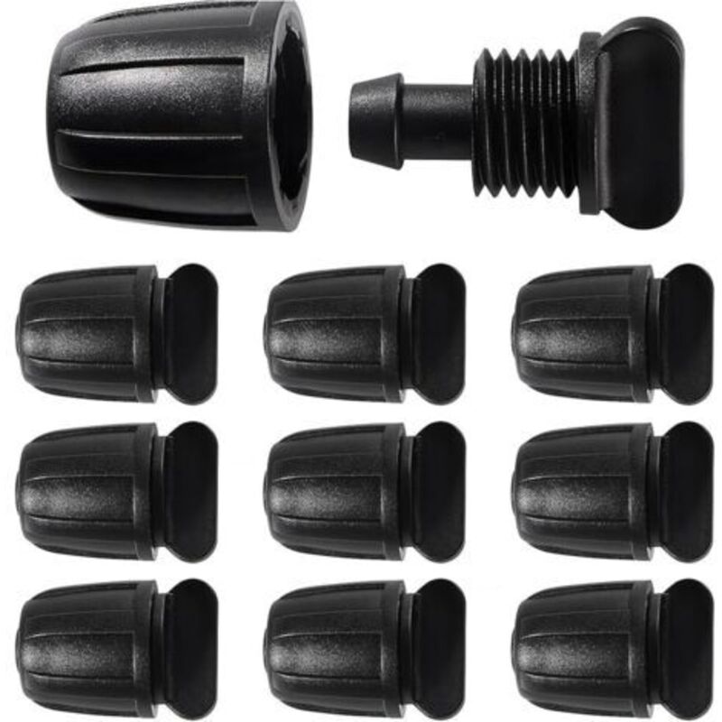10 Stück Tropfbewässerungsarmaturen Für 8/12-mm-rohre, Tropfbewässerungsstecker-adapter, Gerade Bewässerungsarmaturen, Bewässerungsschlauchanschluss