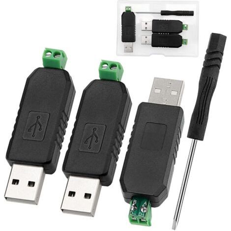 3-teiliger Usb-zu-rs485-konverter-adapter, Ch340 Usb-zu-rs485-konverter-adaptermodul, Unterstützt Win7 Xp Vista Linux Mac Os