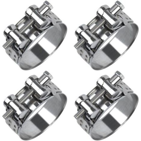 4 Stück 26–28 Mm Edelstahl-schlauchschelle, 304 Metall-schlauchschelle, Verstellbare Edelstahl-schlauchschelle, Geeignet Für Rohre, Hausgas, Wasserrohre, Kabel
