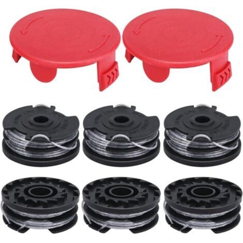 F016800351 Kompatibel Mit Bosch Art 24 Art 24+ Art 27 Art 27+ Art 30 Art 30+ Länge 6 M Ø 1,6 Mm Mit Spulenabdeckung 1600a00x61 (6 Spulen + 2 Kappen)