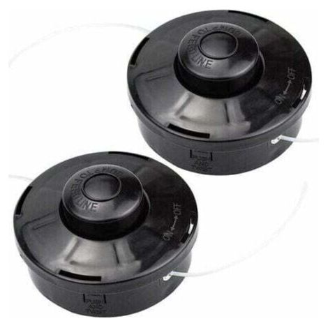 2 Stück Universal Motorsense Kopf Nylon Ersatzspule Für Motorsense Trimmer Schneidkopf M10 X 1,25 Für Benzin Thermo Motorsense