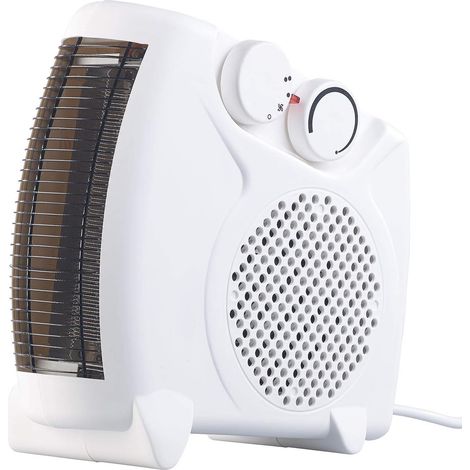Elektrischer Konvektionsheizkörper, 2 Heizleistungsstufen (2000 W), 1 Kaltluftstufe (ventilatorfunktion)
