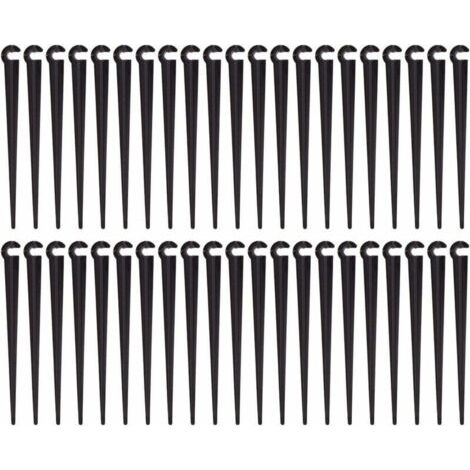 Stützpfähle Für Bewässerungsrohre, Rohrstützpfähle Für 47 Mm Pvc-bewässerungsrohre, 100 Stück