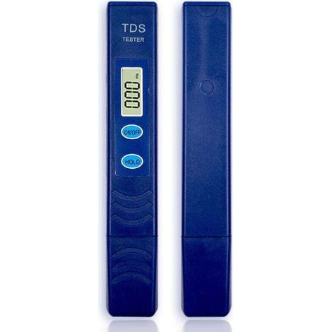 Tds-wasserqualitätstest, Trinkwasserqualitätstest, Wasserqualitätstest (0-9990 Ppm), Tragbarer Trinkwassertest, 2er-pack, Blaugrün.