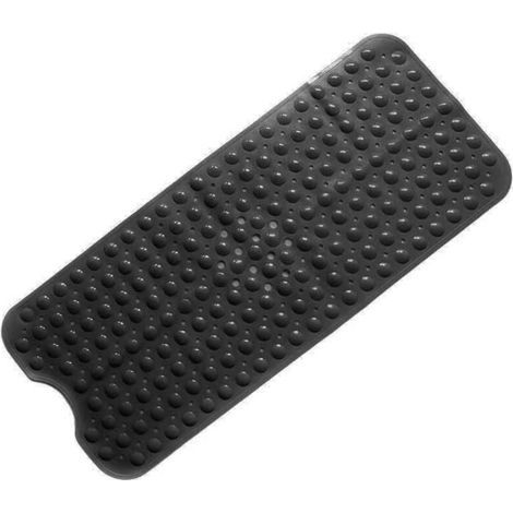 (noir) Anti-dérapant-tapis De Baignoire Mit Puissantes-entlüftung, Baignoire-matte, Anti-glisse-sicherheit, Wasch- Und Maschinenwaschbarer Feuchtigkeitsschutz