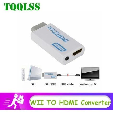 Wii-zu-hdmi-adapter Hd 3,5 Mm 1080p Konverter Stick Tv Audiokabel Videoeingang Für Spielekonsole
