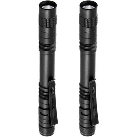 Mini-led-taschenlampe, 2 Stück Arbeitstaschenlampen, 2 Aaa-batterien (nicht Im Lieferumfang Enthalten)