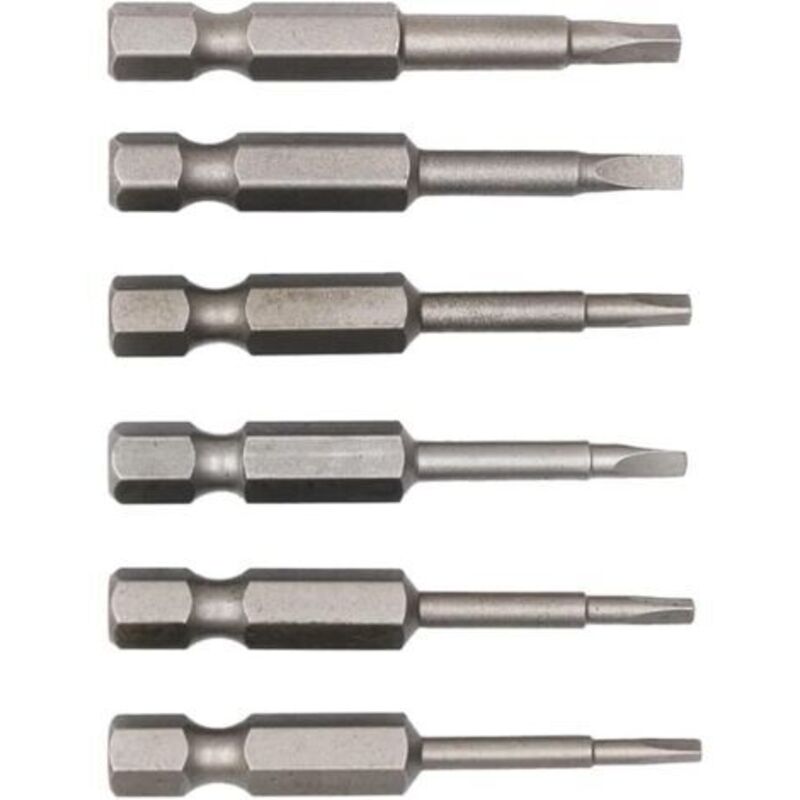 6 Stück 50 Mm Schraubendreher-bits Mit 1/4 Zoll Sechskantschaft, Dreieckiger Magnetkopf, Schlagfestigkeit, S2-stahl, Wärmebehandelt, Ta1,8, Ta2,0, Ta2,3, Ta2,5, Ta2,7,