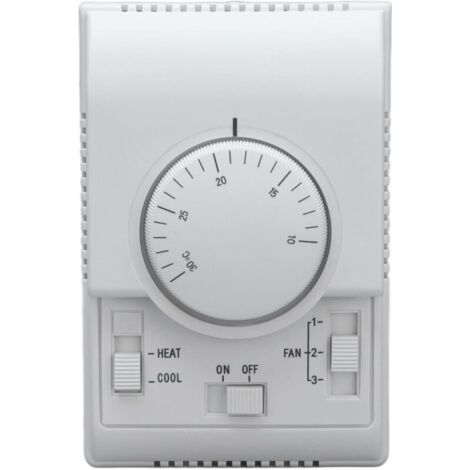 Zentraler Klimatisierungsthermostat Mit Mechanischer Befehlsunterbrechung, 110–220 V, Mechanischer Klimatisierungsthermostat, 14 X 10 X 5 Cm