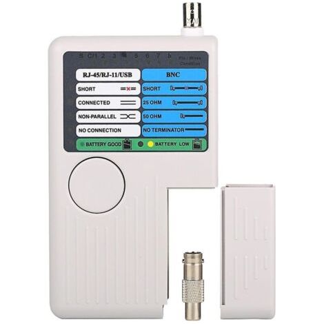 4-in-1-multifunktionskabel-tester, Rj11-rj45-usb-bnc-kabeltest Für Utp-stp-lan-kabel, 148,62,5 Cm