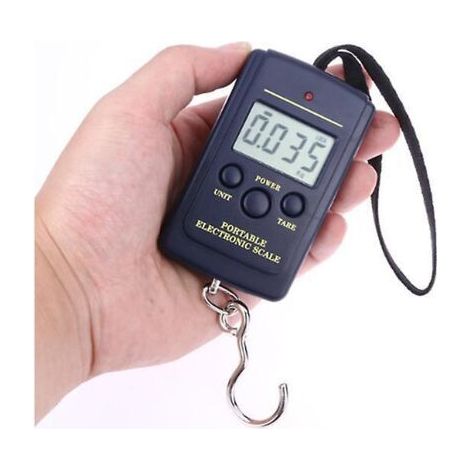 Ahlsen Tragbare Taschenwaage, 40 Kg, Mini-elektronik-digitalwaage, Hängende Angelhaken-taschengepäckwaage