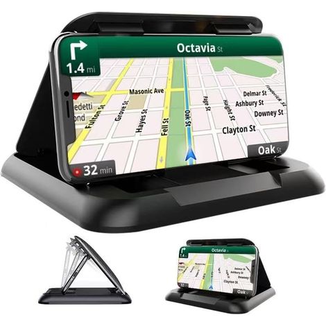 Support De Téléphone Portable Pour Voiture, Support De Téléphone Portable Rotatif Pour Voiture, Support Universel Pour Téléphone