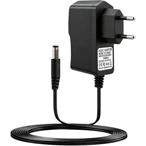 Netz 12 V 2 A Universal-netzteil 100–240 V, Netzteil-transformator Für Led-streifen, Router, Cctv-kameras, Elektronische Geräte, Led-streifen (5,5 2,5 Mm)