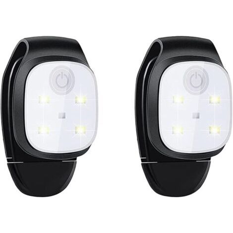 2nachtlicht Für Den Außenbereich, Led-laufclip-reflektorlampe, Wiederaufladbares Usb-laufzubehör