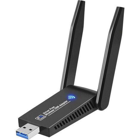 Leistungsstarker Dualband-usb-3.0-wlan-dongle, 2,4 G/5,8 Ghz, Wlan-adapter Für Pc/laptop/tablet, Kompatibel Mit Windows 11/10/8/7/vista/xp, Mac Os