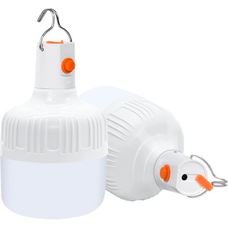 Camping-laternen, Set Mit 2 Tragbaren Led-laternen Mit Variabler Intensität, 800 Lumen, 2 Licht- Und Abstrahlmodi