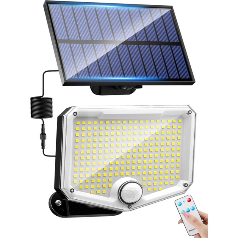 Solar-sicherheitsleuchte Für Den Außenbereich Mit Bewegungsmelder, Solar-gartenleuchte Für Den Außenbereich,