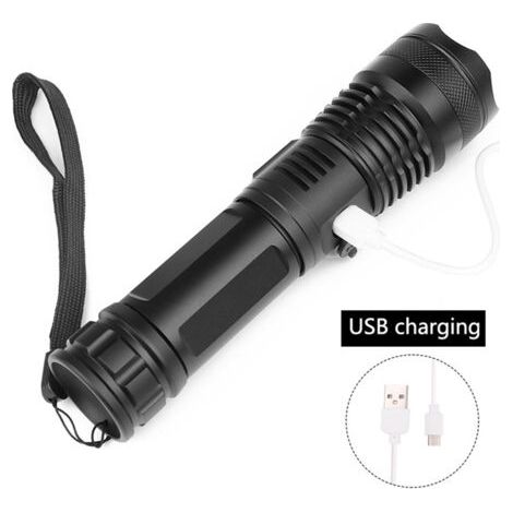 Usb-aufladung Xhp50.2 Starke Taschenlampe Notlicht Im Freien Starkes Licht