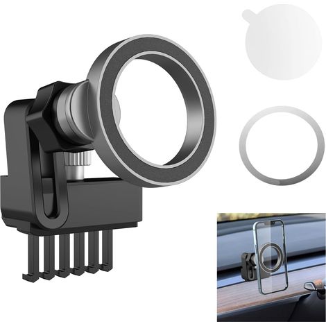 Autotelefonhalter Magnetische Lüftungsschlitzhalterung Magsafe Ring Autotelefonhalter Zubehör Für Tesla Model Y/3