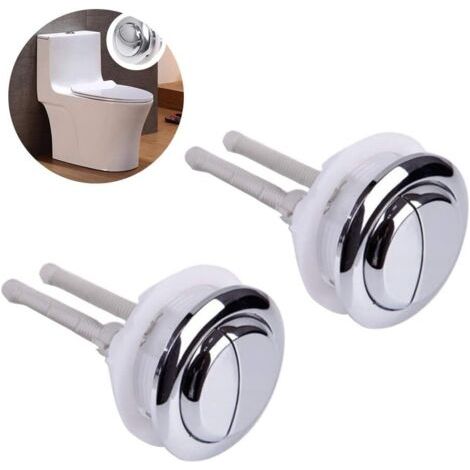 48-mm-ersatz-doppelspülknopf Für Standard-wc, Chrom-hochdruckpumpen-spülzubehör