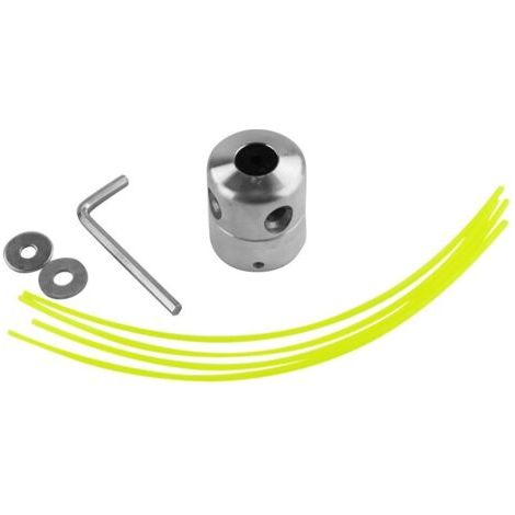 Zylindrischer Rasentrimmerkopf Aus Aluminium, Glänzendes Rasenmäher-zubehör, Garten-hardware-werkzeuge