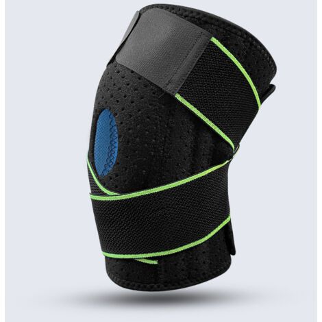 Knieorthese Mit Seitlichen Stabilisatoren Und Gelpolstern Für Perfekte Knieunterstützung Bei Arthritis (l)