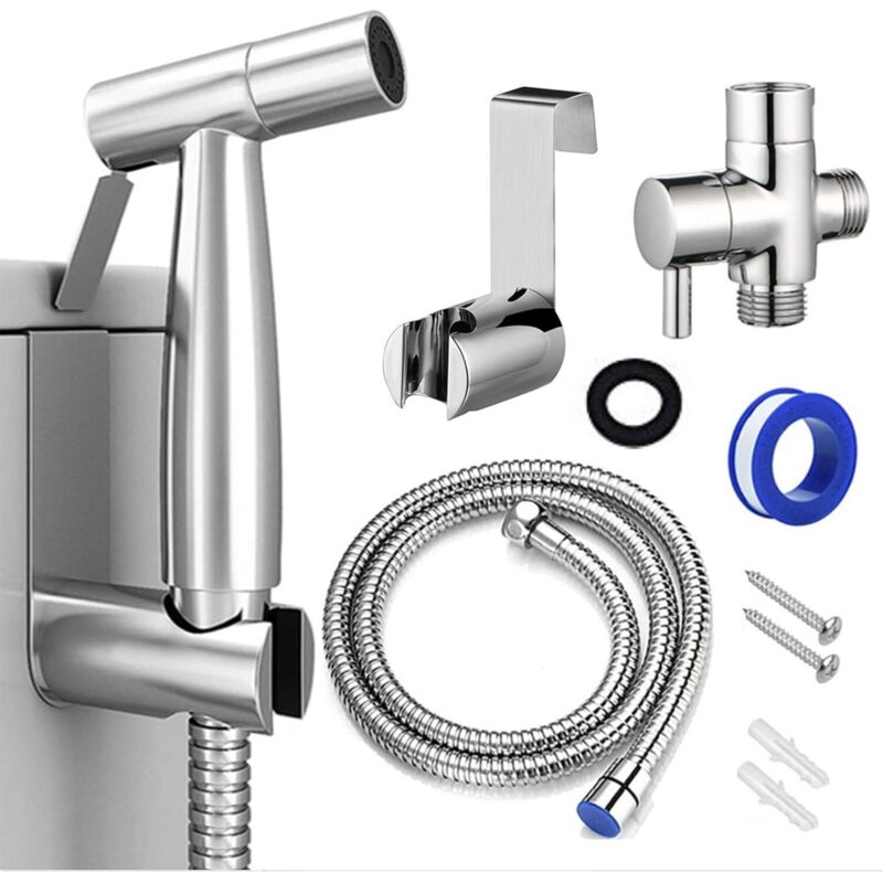 Tragbare Bidet-handbrause Für Toilette, G 1/2 Handbrause Für Wasserhahn, Verstellbarer Wasserdruckstrahl Mit Flexiblem Schlauch, Für Weibliche Intimhygiene