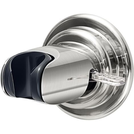 Abs-kunststoff-duschkopfhalter Mit Saugnapf, Verstellbarer Winkel Und Höhe Für Langanhaltende Leistung. (poliertes Nickel)