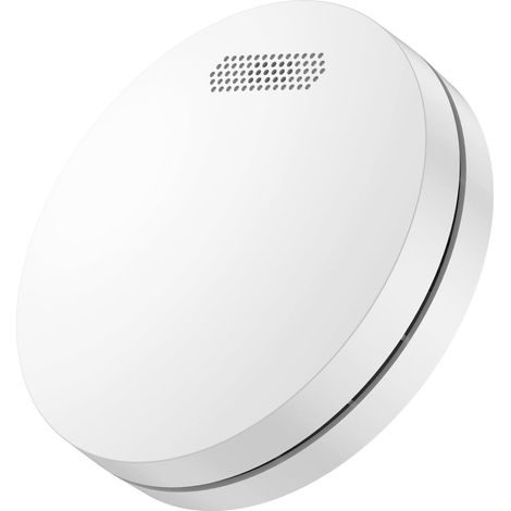 Intelligenter Rauchmelder Mit 10 Jahren Batterielaufzeit, Lautloser Funktion, Kleiner Weißer Feuermelder Zur Branderkennung, 85 Db Akustischer Alarm, 1 Stück