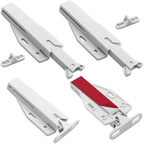 Ensemble Aus Verroulliertem, Nicht Magnetischem Poussoir, Verrou, Verrouemem Poussoir Und Ressort Verrouillage À Poussoir, Verrouillage Taktilem Türgriff Für Schranktür Und Schranktür