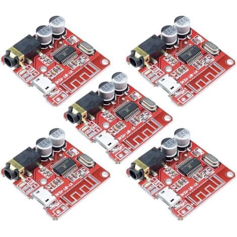 Xy-bt-mini 5 Stück Bluetooth 5.0 Mp3 Verlustfreie Audio-empfängerplatine, 3,7–5 V Kabelloses Stereo-musikmodul