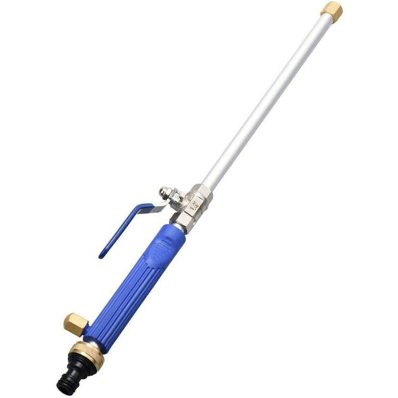2-in-1-hochdruckreinigerlanze, Hochdruck-wasserstrahllanze Für Garten, Auto, Haus, Garten, Fenster (blau)