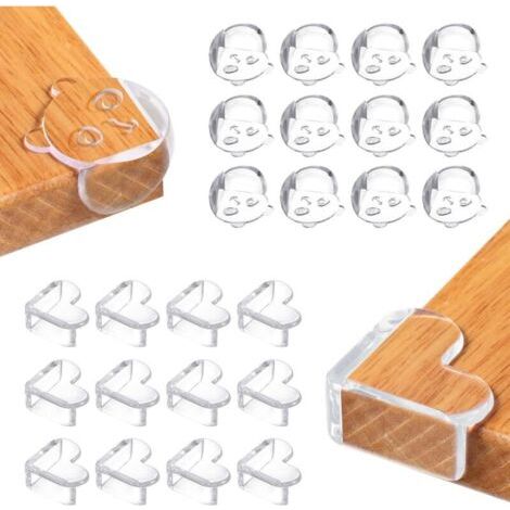 24er-pack Möbeleckenschutz, Kindersicher, 3m, Selbstklebend, Für Schreibtische, Kamine Und Mehr.