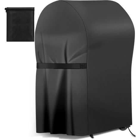 Bbq-grillabdeckung, 420d Oxford-gewebe, Wasserdicht, Staubdicht Und Uv-beständig, Mit Selbstklebenden Bändern Und Aufbewahrungstasche (77 X 67 X 110 Cm)