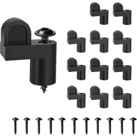 Set Mit 12 Robusten Sicherheits-clips Mit Sichtschutz – Clips Zur Dach-befestigung – Für Schlafzimmer, Wohnzimmer, Büro, Büro